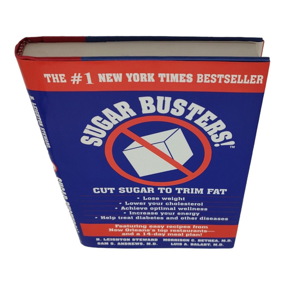 NEW Sugar Busters! Cut Sugar To Trim Fat Lose Weight Increase Energy +Meal Plans - Picture 4 of 5